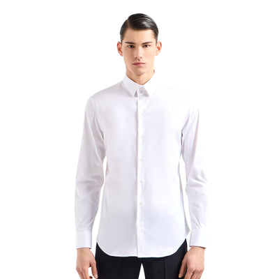 Stretch Cotton Poplin Shirt