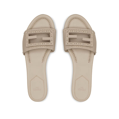 Baguette Leather Slides