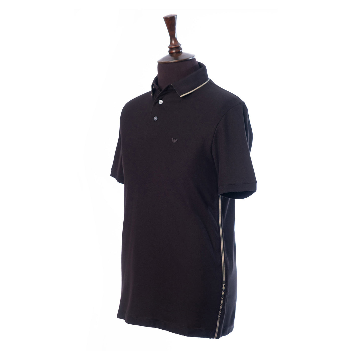 Piqué Polo Shirt With Piped Cuff