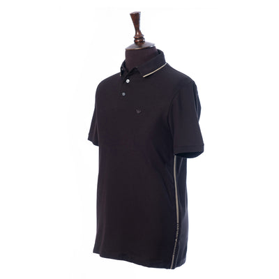 Piqué Polo Shirt With Piped Cuff