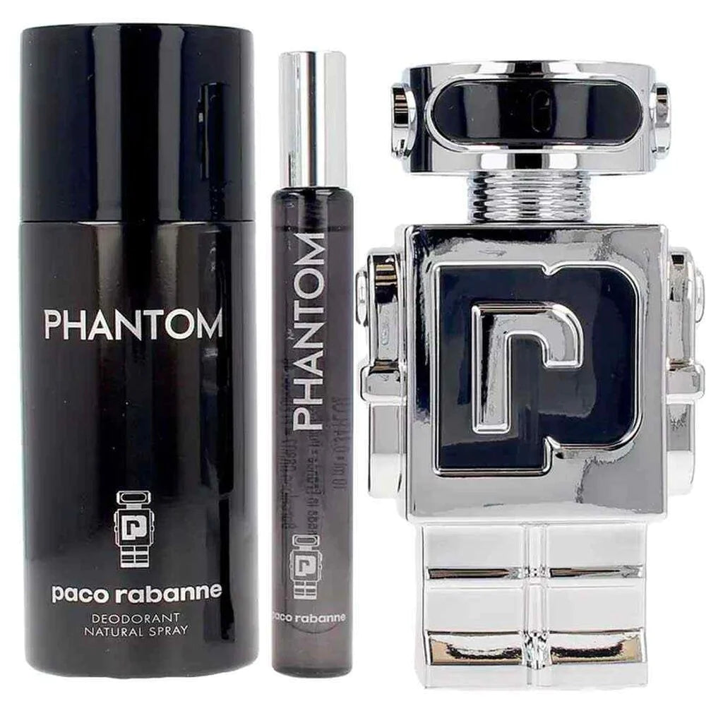 PACO RABANNE PHANTOM MEN EDT 3S SET (100ML+10ML+150ML DEO)