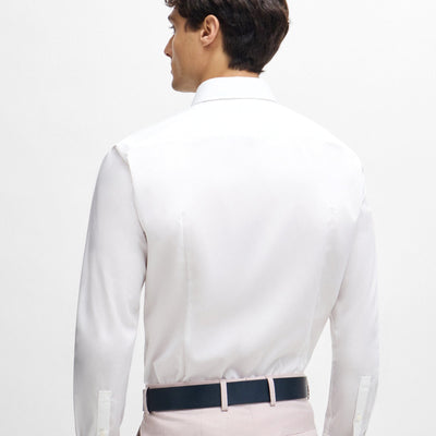 Regular-Fit Shirt In Easy-Iron Stretch-Cotton Poplin