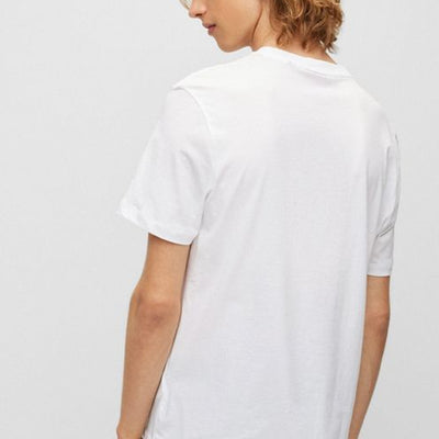 Regular-Fit T-Shirt In Cotton Jersey With Logo Print