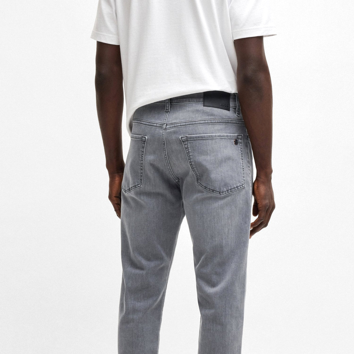 Maine Regular-Fit Jeans In Grey Soft-Motion Denim