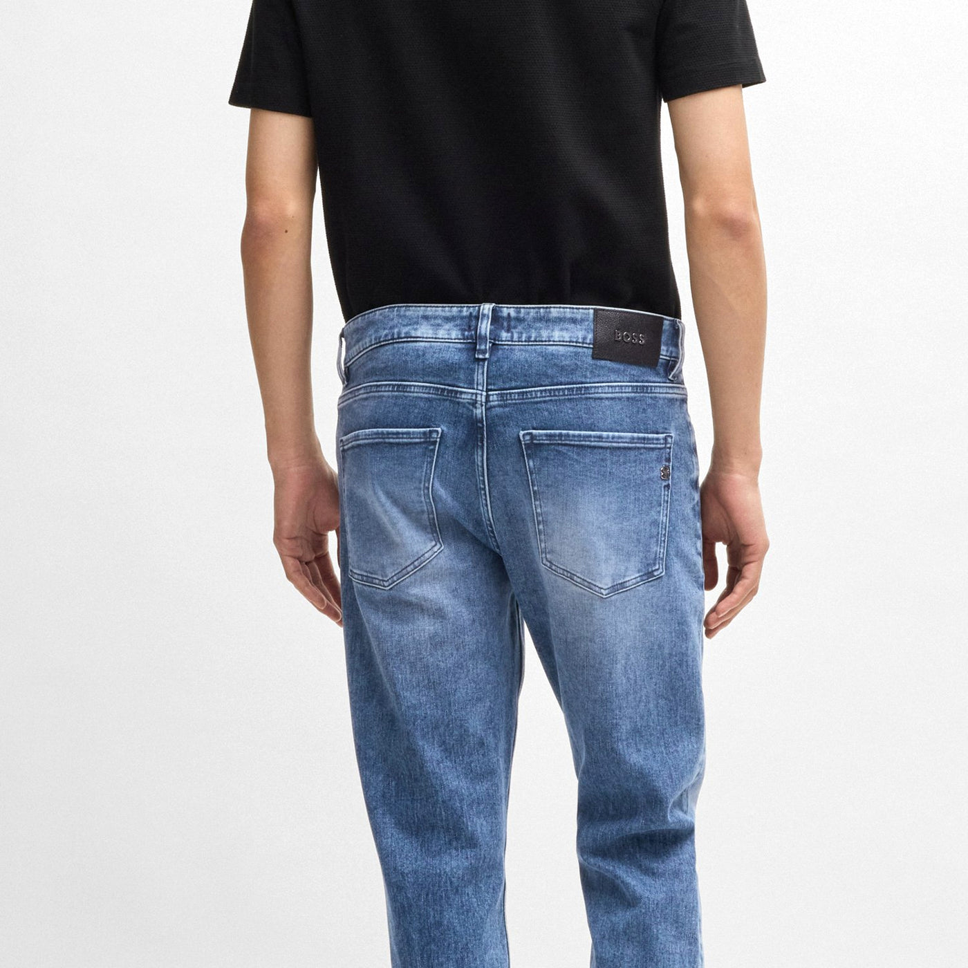 Delaware Slim-Fit Jeans In Blue Stretch Denim