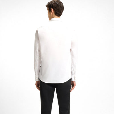 Tapered-Fit Chinos In Stretch-Cotton Satin