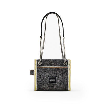 The Denim Chain Small Tote Bag