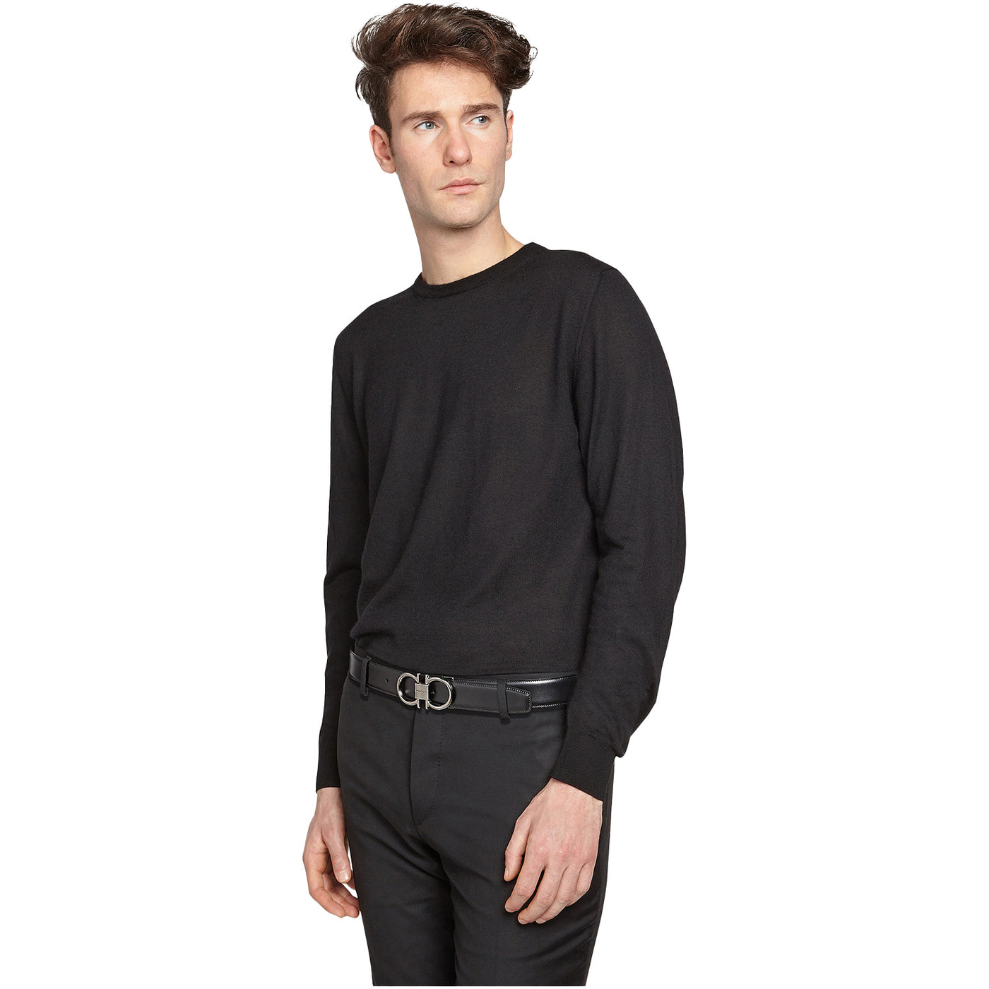 Reversible And Adjustable Gancini Belt