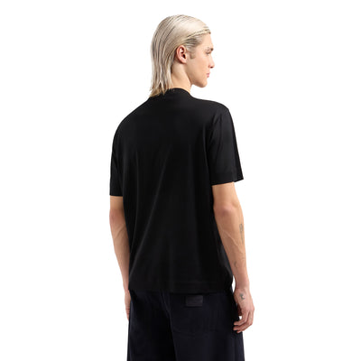 Jersey-Lyocell Blend T-Shirt With Asv Logo Embroidery