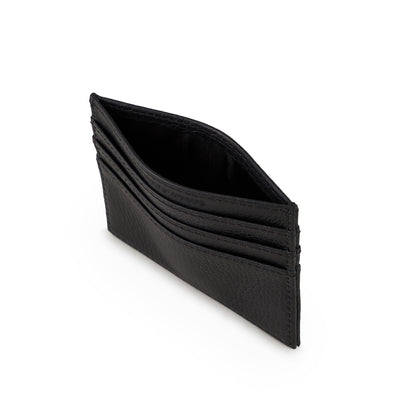 Asv Regenerated Saffiano Leather Card Holder With Eagle Plate