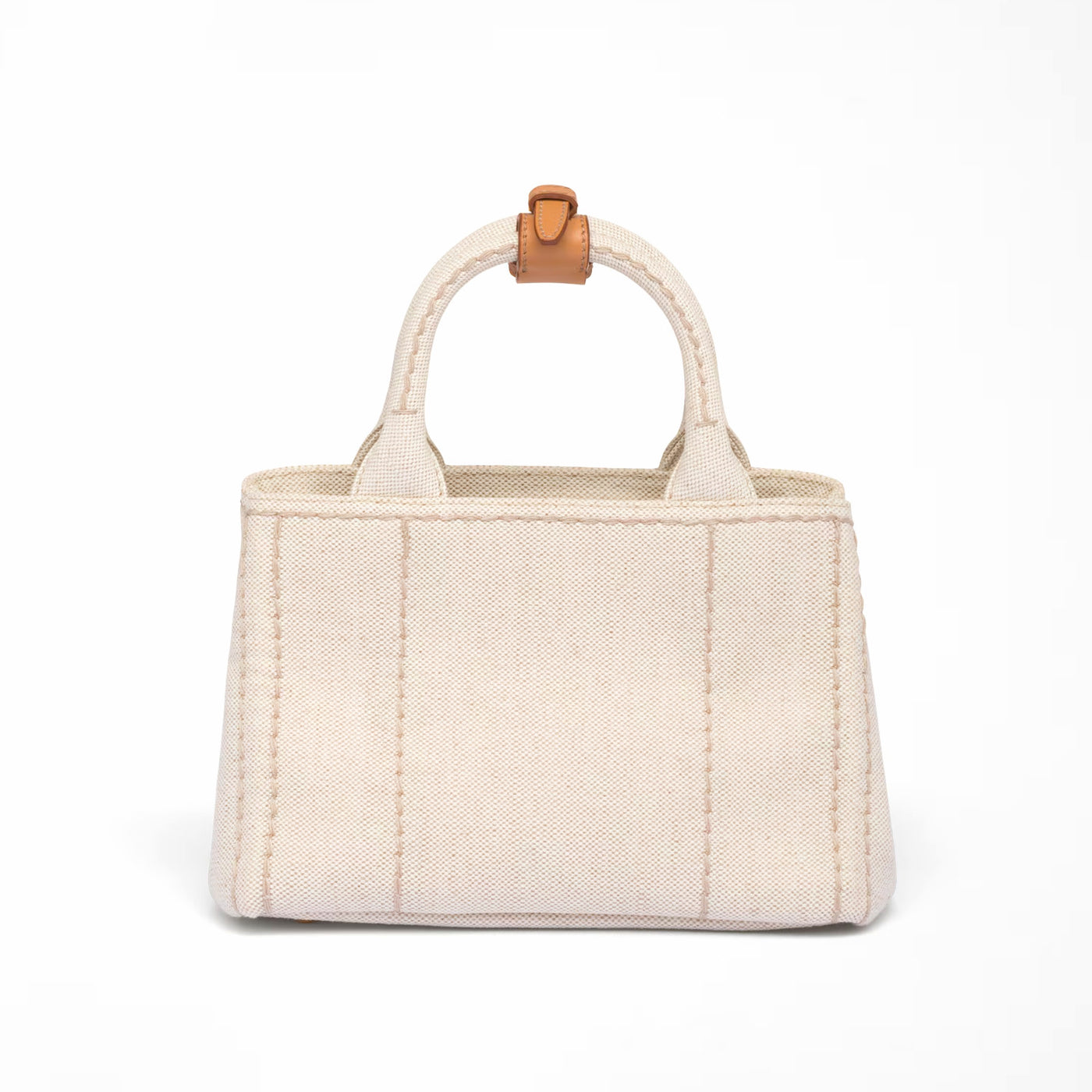 Mini Linen Blend Handbag