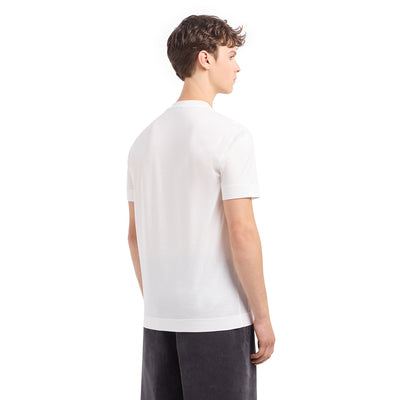 Lyocell-Blend Jersey T-Shirt With Oversized Ea Logo