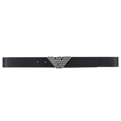 Two-Toned Reversible Leather Belt With One Side In Palmellato Leather