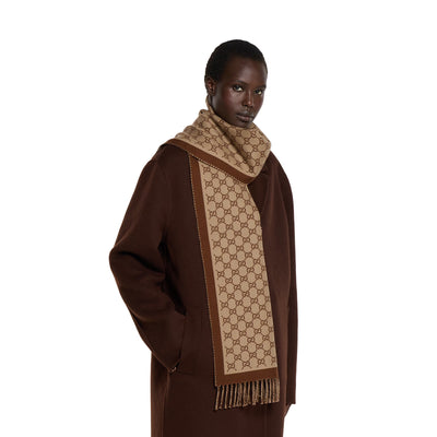 Gucci Gg Wool Scarf