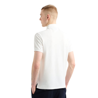 Jersey Polo Shirt With Logo Collar