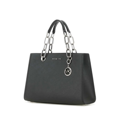 Medium Cynthia Logo Lettering Tote Bag