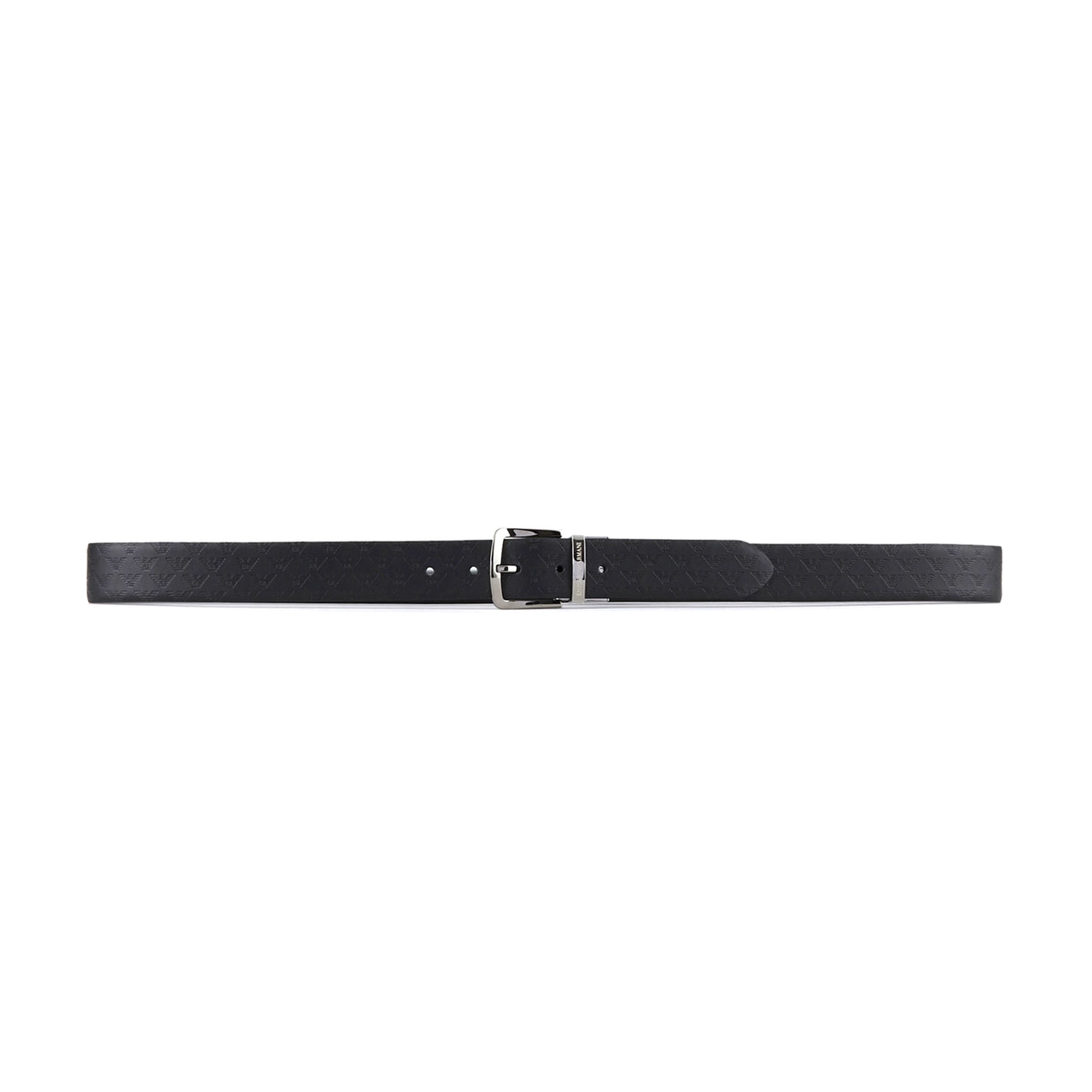 Reversible Leather Belt With All-Over Monogram