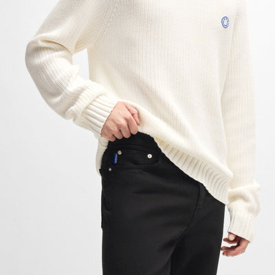 Slim-Fit Jeans In Black Stretch Denim