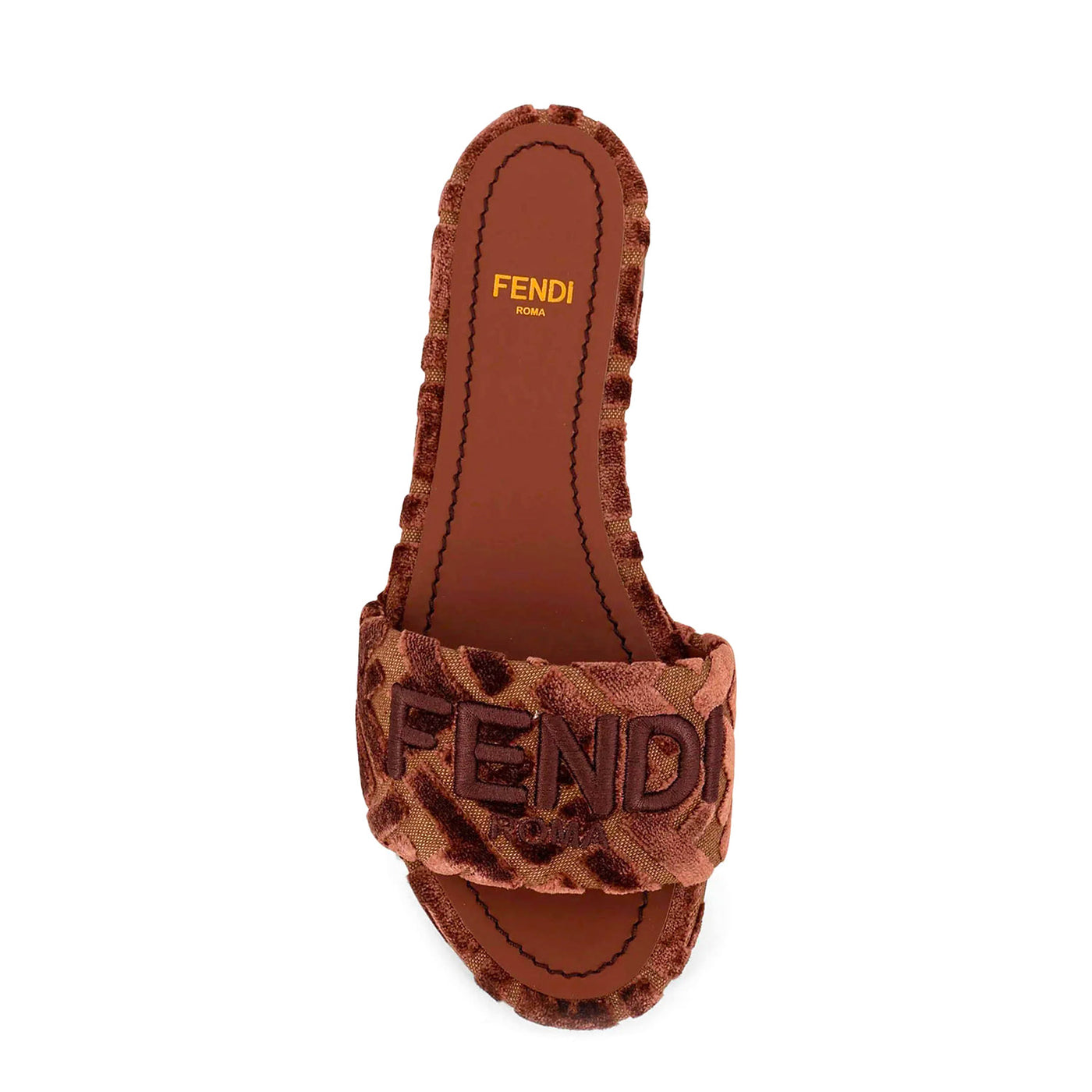 Fendi Sunshine Slides With Fur