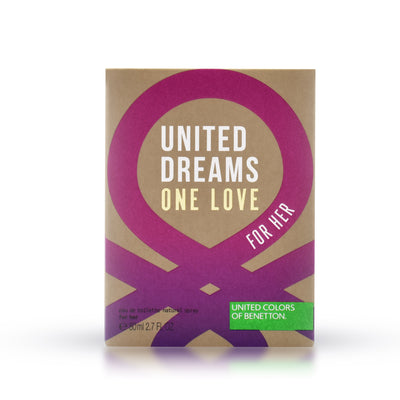 BENETTON ONE LOVE WOMEN PINK EDT 80ML