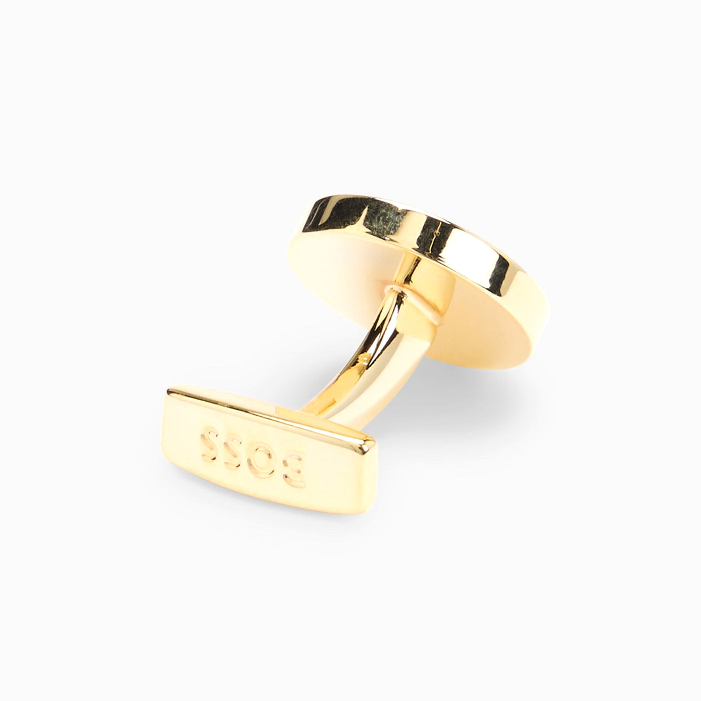 Round Cufflinks With Coloured Fibreglass Insert