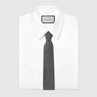 815997 4E009 1063 BLACK GUCCI MEN TIE