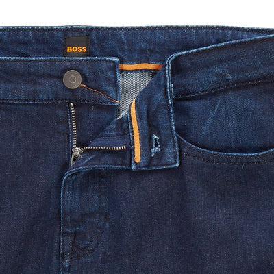 Slim-Fit Jeans In Blue Comfort-Stretch Denim