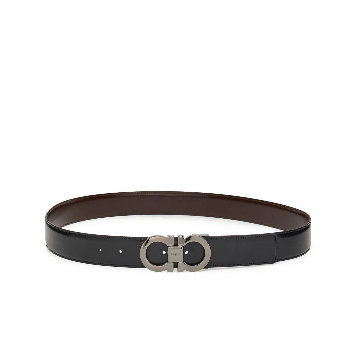 Reversible And Adjustable Gancini Belt