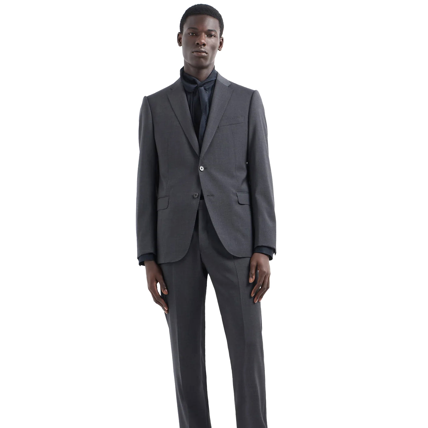 EM000478 TE10971 O8004 DARK GREY MELANGE ARMANI SUIT