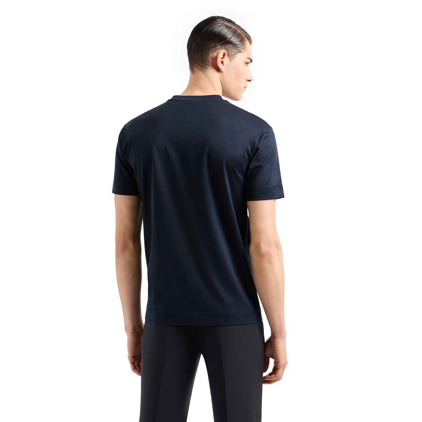 Jersey-Lyocell Blend T-Shirt With Asv Logo Embroidery