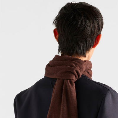 Prada Silk And Cashmere Scarf