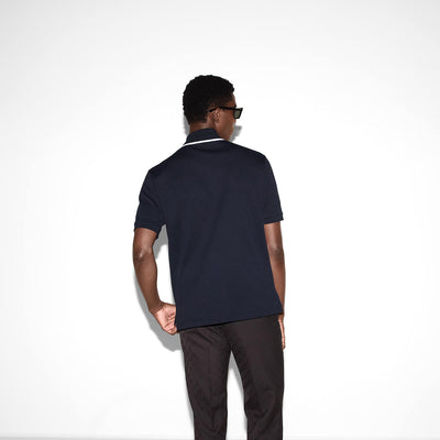 Embroidered Cotton Piquet Polo Shirt