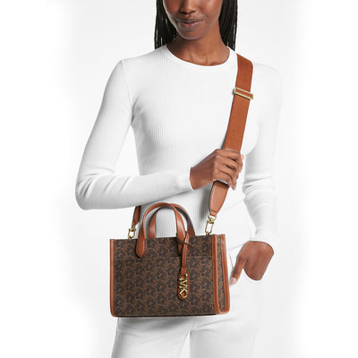 Gigi Small Empire Signature Logo Messenger Bag