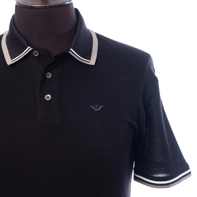 Mercerised Piqu Polo-Blue