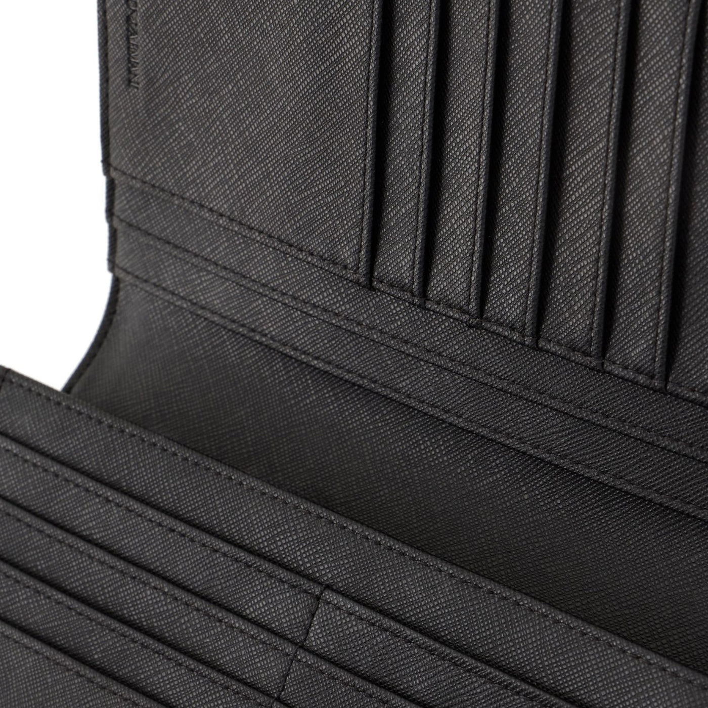 Yen Wallet In Regenerated Saffiano Leather With Asv Eagle Plaque