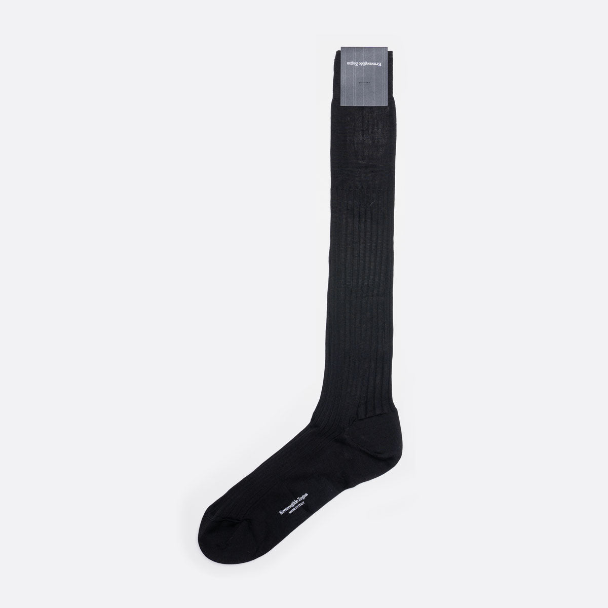 N4V100100 001 BLACK ZEGNA MEN SOCKS