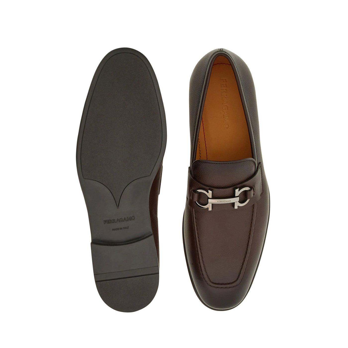 Ferragamo Foster Moccasin With Gancini Ornament