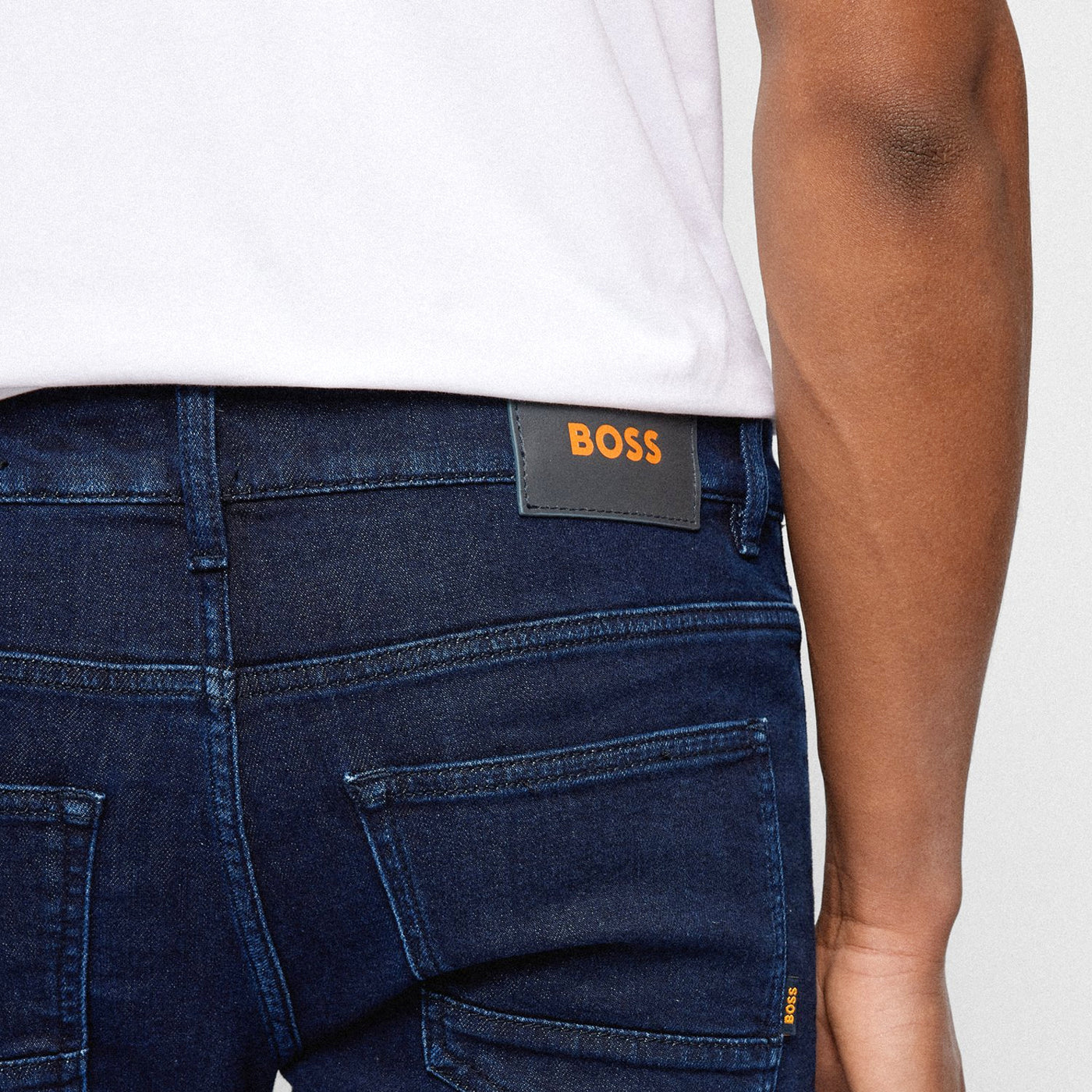 Slim-Fit Jeans In Blue Comfort-Stretch Denim