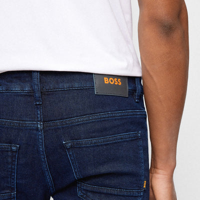 Slim-Fit Jeans In Blue Comfort-Stretch Denim