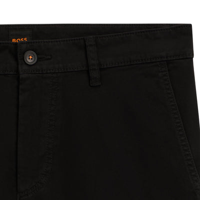 Tapered-Fit Chinos In Stretch-Cotton Satin