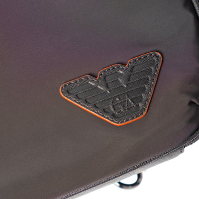 Asv Regenerated Saffiano And Recycled Nylon Business Bag With Shoulder Straps