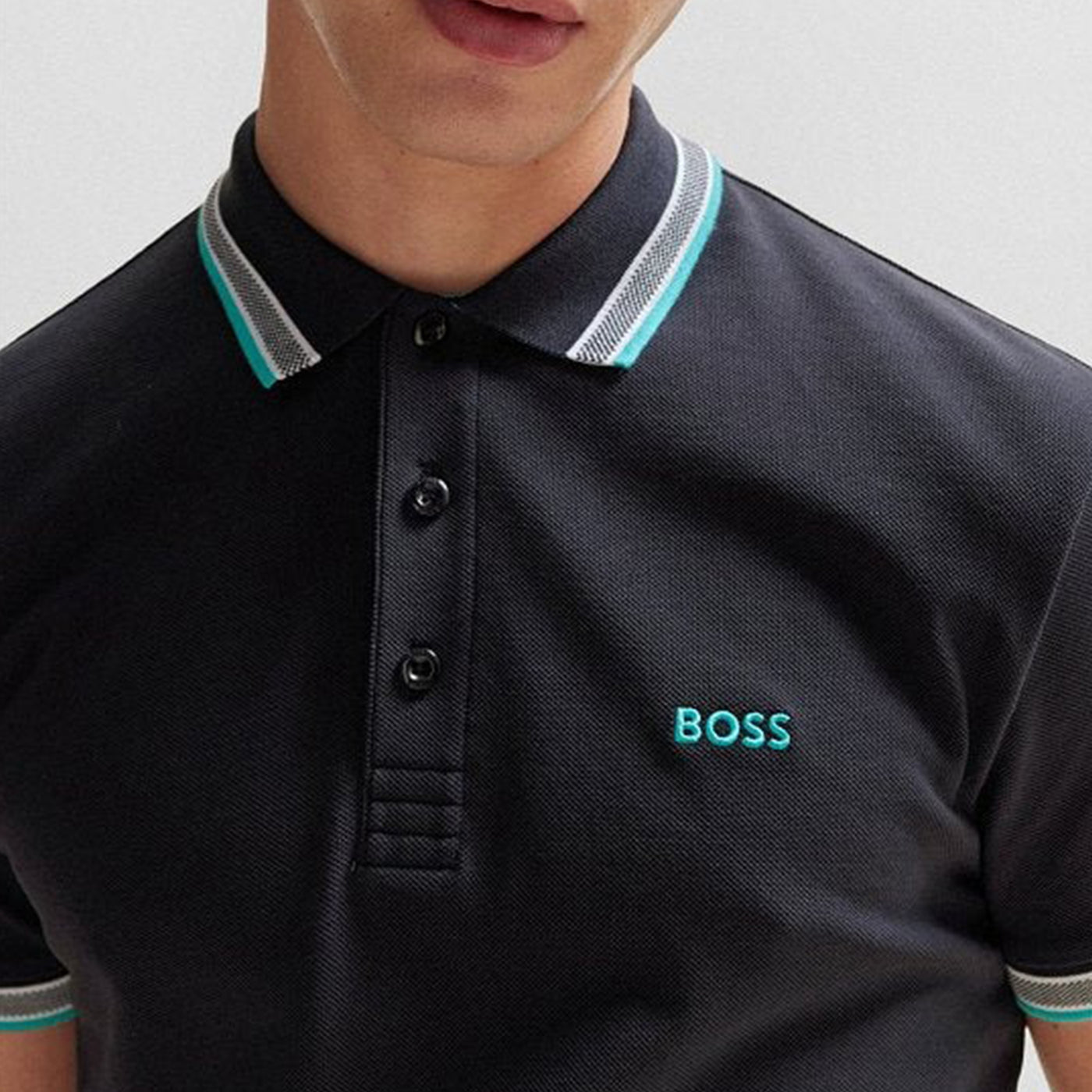 Paddy Polo Shirt In Cotton Piqué With Logo Undercollar