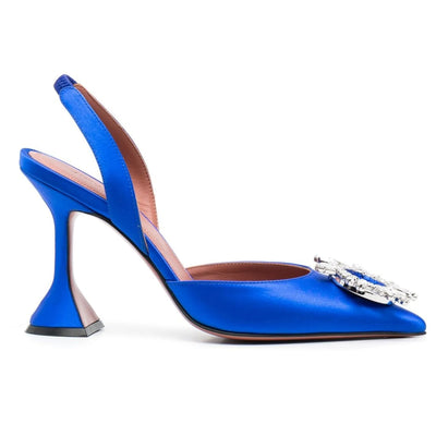 BEGUMSLING ELECTRIC BLUE AMINA MUADDI WOMEN SANDALS