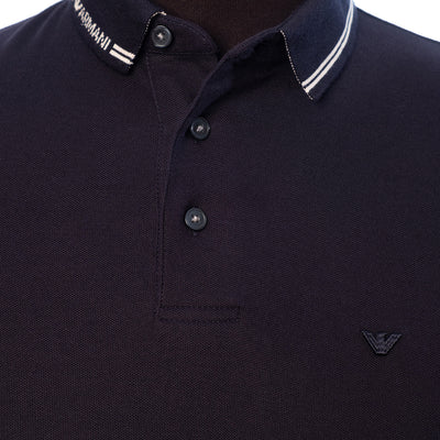 Piqué Polo Shirt With Piped Side