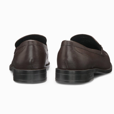 Printed-Leather Loafers With Branded Hardware Trim