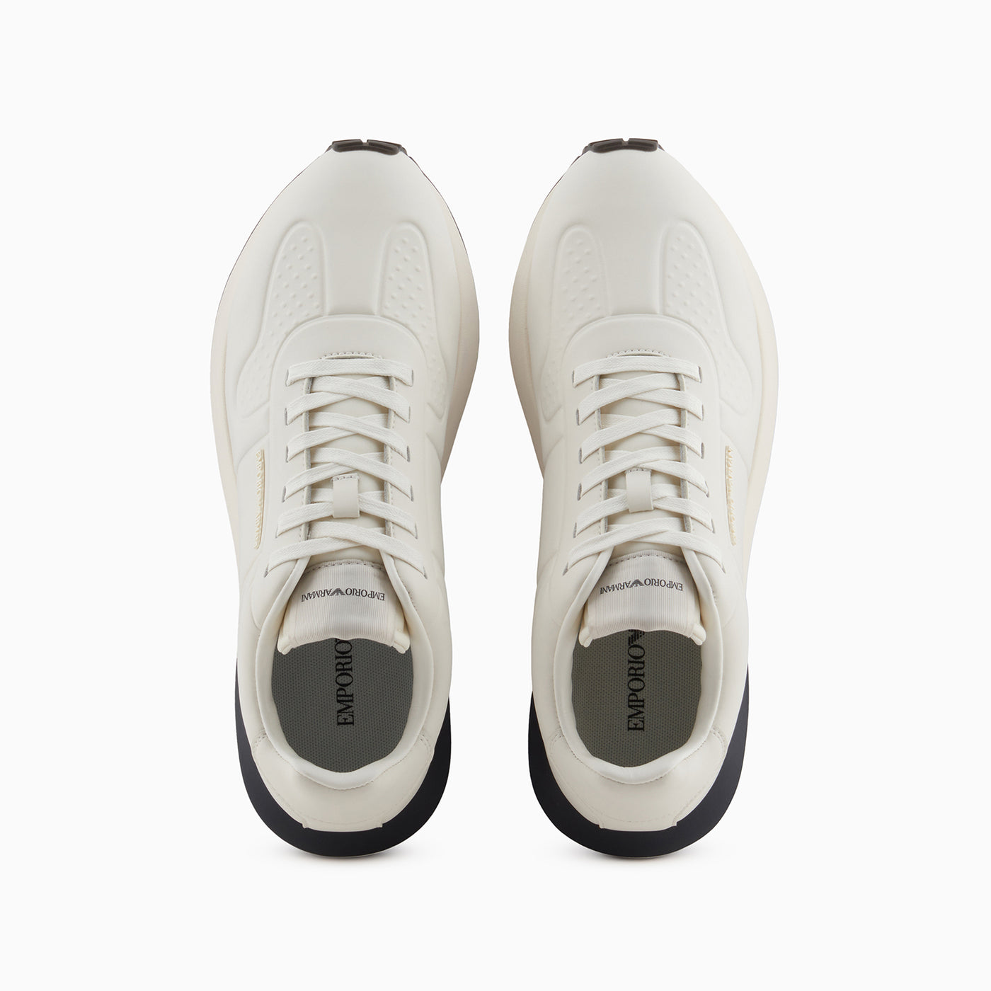 Leather Sneakers With Thermoformed Details