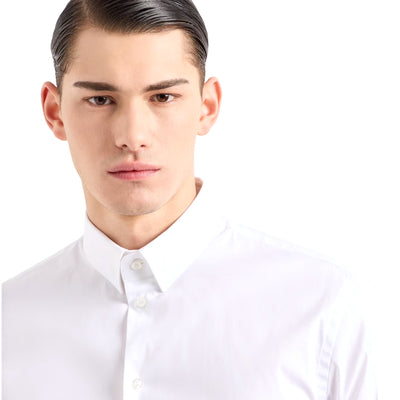 Stretch Cotton Poplin Shirt