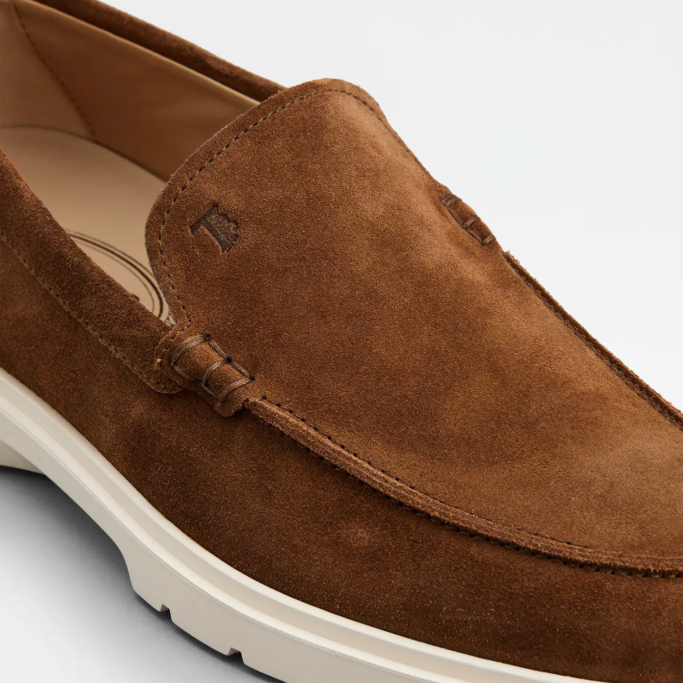 Tods Slipper Loafers In Suede