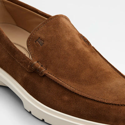 Tods Slipper Loafers In Suede