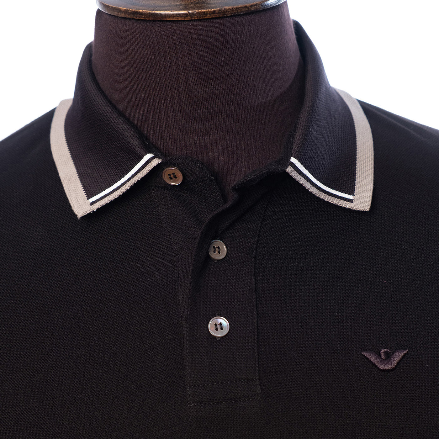 Mercerised Piqué Polo-Blue